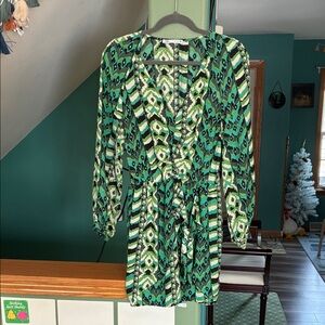 Zara Multicolor Geometric Dress